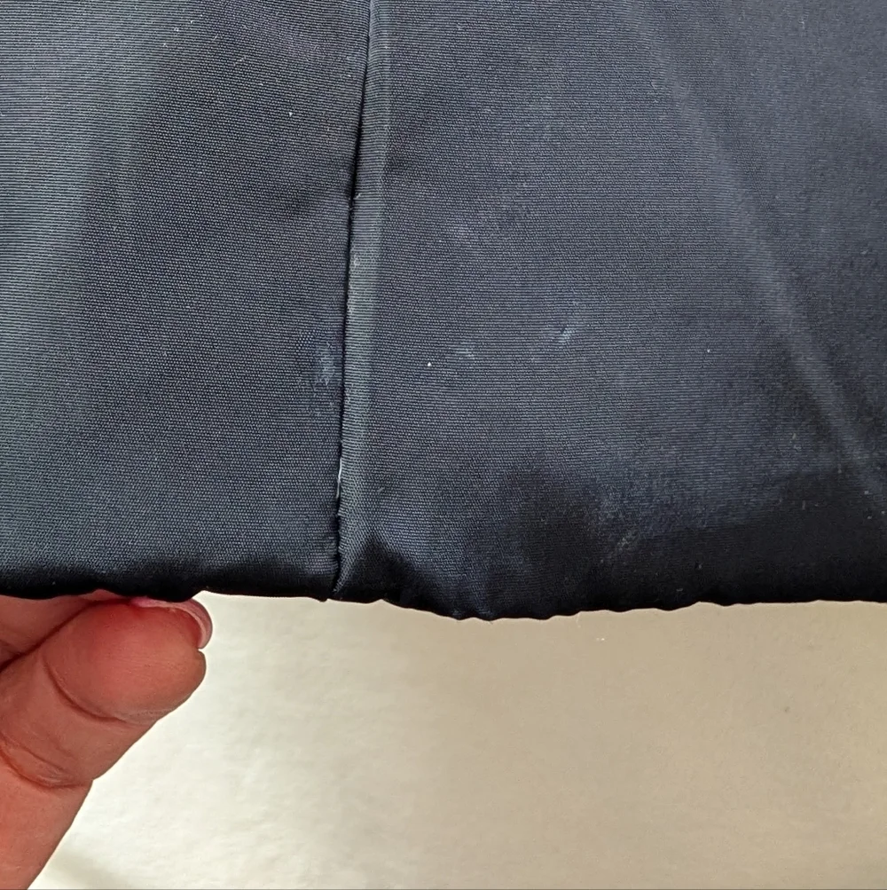 Lauren Ralph Lauren Women's Down Parka Coat Hooded Zip Front Navy Blue Size S - Picture 16 of 16